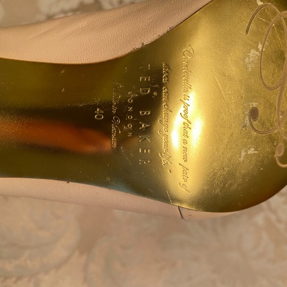 Ankle blush pink ladies booties by Ted Baker: size EU 40 (US 9) - Picture 3 of 5